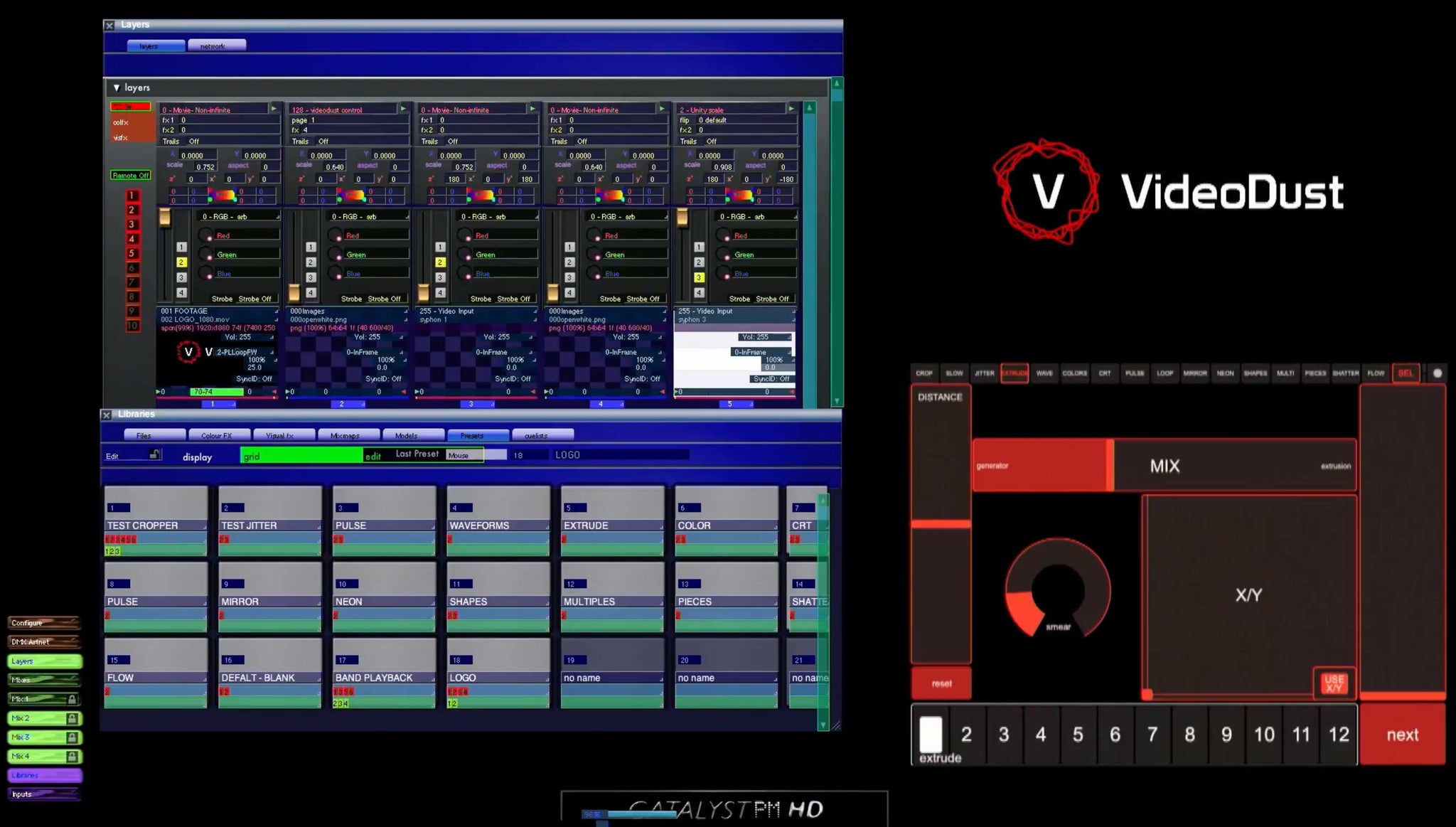 CATALYST V6 and VIDEODUST TUTORIAL
